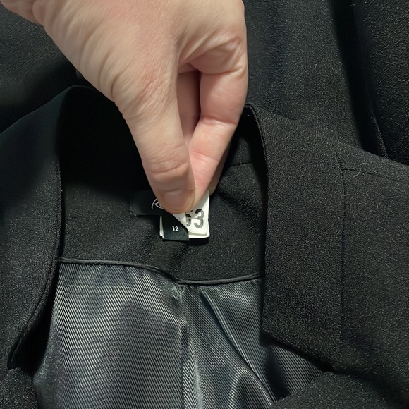 Women’s flat front black blazer - Picture 5 of 7